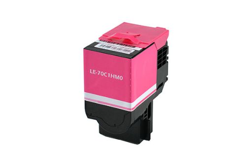 Picture of Compatible 70C1HM0 (Lexmark #701HM) High Yield Magenta Toner Cartridge (3000 Yield)