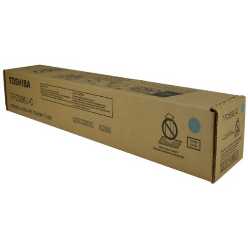 Picture of Toshiba TFC556UC Cyan Toner Cartridge (39200 Yield)