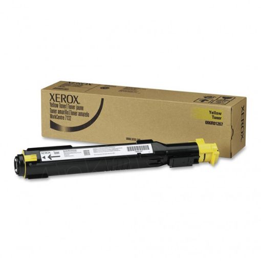 Picture of Xerox 6R1267 Yellow Laser Toner Cartridge (8000 Yield)