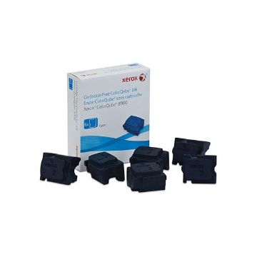 Show details for Xerox 108R01014 Cyan ColorQube Inkjet cartridge (6/Box) (16900 Yield) Picture of Xerox 108R01014 Cyan ColorQube Inkjet cartridge (6/Box) (16900 Yield)
