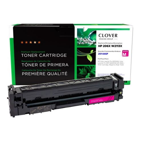 Picture of EcoPlus W2113X (HP 206X) High Yield Yellow Toner Cartridge (2450 Yield)