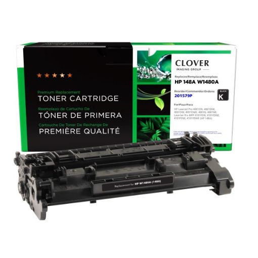 Picture of EcoPlus Jumbo W1480A (HP 148A) Black Laser Toner Cartridge (2900 Yield)