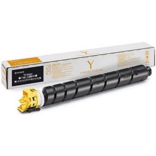 Picture of Kyocera Mita 1T02XNAUS0 (TK-8737Y) Yellow Toner Cartridge (40000 Yield)