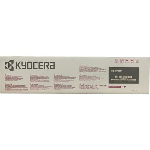 Picture of Kyocera Mita 1T02XNBUS0 (TK-8737M) Magenta Toner Cartridge (40000 Yield)