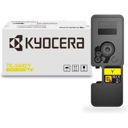 Picture of Kyocera Mita 1T0C0AAUS0 (TK-5442Y) High Yield Yellow Toner Cartridge (2,400 Yield)