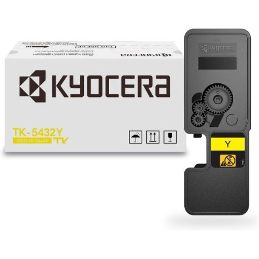Picture of Kyocera Mita 1T0C0AAUS1 (TK-5432Y) Yellow Toner Cartridge (1.25,000 Yield)