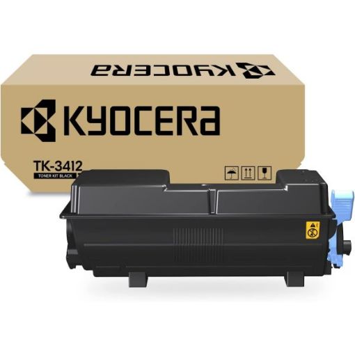 Picture of Kyocera Mita 1T0C0X0US0 (TK-3412) Black Toner Cartridge (15,500 Yield)