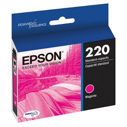 Picture of Epson T220320 (Epson 220) Magenta Inkjet Cartridge (165 Yield)