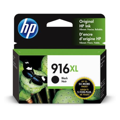 Picture of HP 3YL66AN (HP 916XL) Extra High Yield Black Ink Cartridge (1500 Yield)