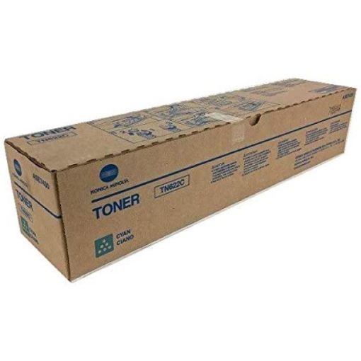 Picture of Konica Minolta A5E7430 (TN-622C) Cyan Toner Cartridge (95000 Yield)