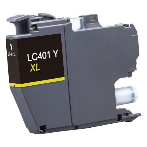 Picture of Compatible LC401XLY High Yield Yellow Ink Cartridge