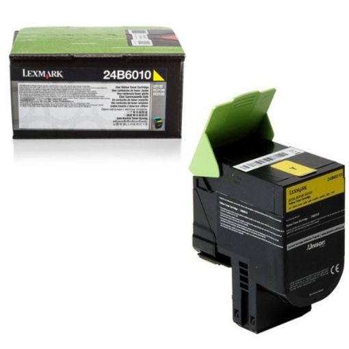 Picture of Lexmark 24B6010 Yellow Toner Cartridge (3000 Yield)