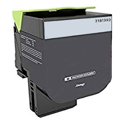Picture of Lexmark 71B1XK0 Extra High Yield Black Toner Cartridge (8000 Yield)