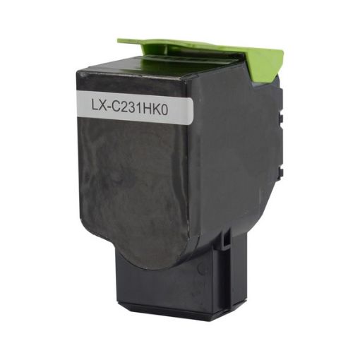 Picture of Lexmark C231HK0 High Yield Black Toner Cartridge (3000 Yield)