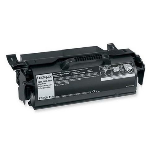 Picture of Lexmark T650H11A High Yield Black Toner Cartridge (25000 Yield)