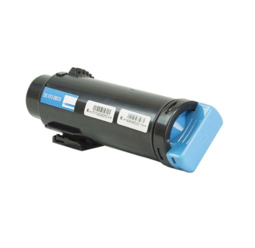 Picture of Compatible 4R6JN (593-BBOX, P3HJK) High Yield Cyan Toner Cartridge (2500 Yield)