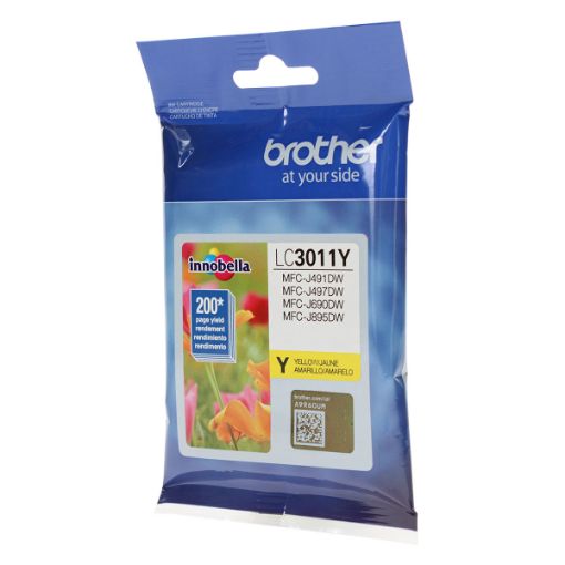 Picture of Brother LC3011Y Yellow Ink Cartridge (200 Yield)