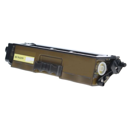 Picture of Compatible TN-339Y Extra High Yield Yellow Toner Cartridge (6000 Yield)