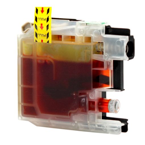 Picture of Compatible LC205Y (LC205YXXLY) Super High Yield Yellow Inkjet Cartridge (1200 Yield)