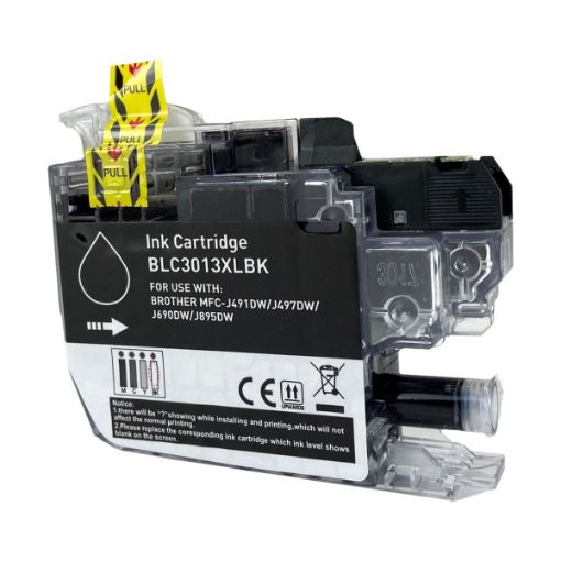 Picture of Compatible LC3013Bk High Yield Black Ink Cartridge (400 Yield), No Box