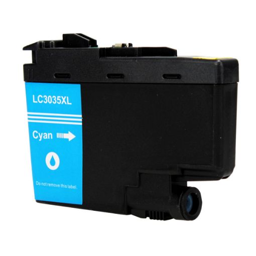 Picture of Compatible LC3035C Ultra High Yield Cyan Inkjet Cartridge (5000 Yield)