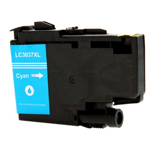 Picture of Compatible LC3037C Super High Yield Cyan Inkjet Cartridge (1500 Yield)