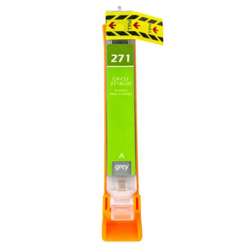 Picture of Remanufactured 0340C001AA (CLI-271XLGY) High Yield Gray Ink Cartridge (300 Yield)