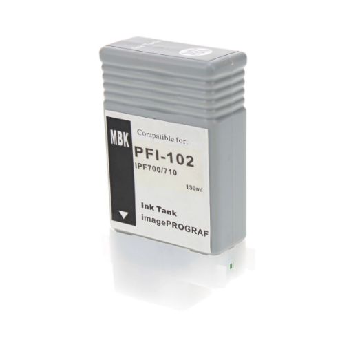 Picture of Remanufactured 0894B001 (PFI-102MBk) Matte Black Inkjet Cartridge (130 Yield)