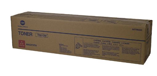 Picture of Konica Minolta A0TM330 (TN-613M) Magenta Toner Cartridge (30000 Yield)