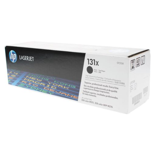 Picture of HP CF210X (HP 131X) High Yield Black Laser Toner Cartridge (2400 Yield)