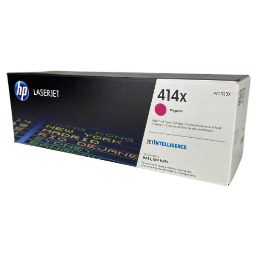 Picture of HP W2023X (HP 414X) High Yield Magenta Toner Cartridge (6000 Yield)