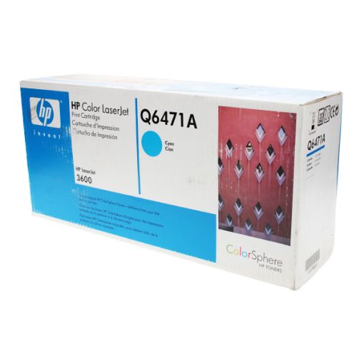 Picture of HP Q6471A (HP 502A) Cyan Toner Cartridge (4000 Yield)