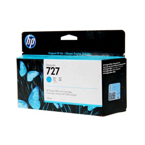 Picture of HP B3P19A (HP 727) Cyan Ink Cartridge (130 Yield)