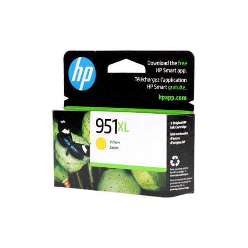 Picture of HP CN048AN (HP 951XL) High Yield Yellow Inkjet Cartridge (1500 Yield)