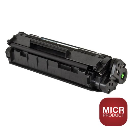 Picture of Compatible MICR Q2612A (HP 12A) Black Toner Cartridge (2000 Yield)
