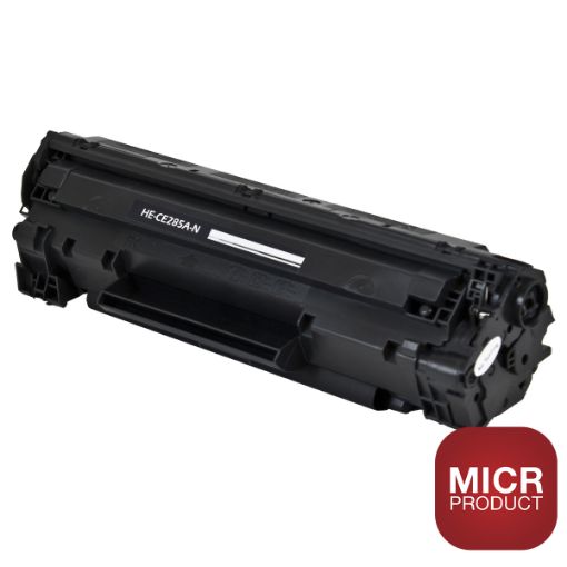 Picture of Compatible MICR CE285A (HP 85A) Black Toner Cartridge (1600 Yield)
