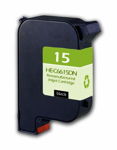 Picture of Remanufactured C6615DN (HP 15) Black Inkjet Cartridge (600 ml)