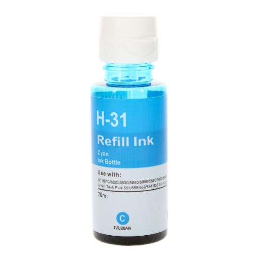 Picture of Compatible 1VU26AN (HP 31) Cyan Ink Bottle (8000 Yield)