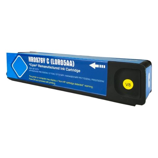 Picture of Remanufactured L0R05A (HP 976Y) Extra High Yield Cyan Pagewide Inkjet Cartridge (13000 Yield)