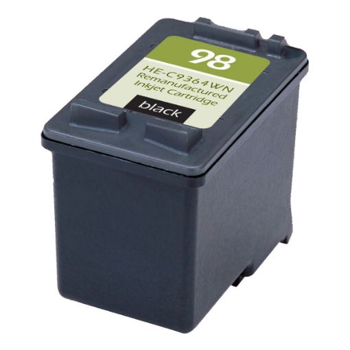 Picture of Remanufactured C9364WN (HP 98) Black Inkjet Cartridge (400 Yield)