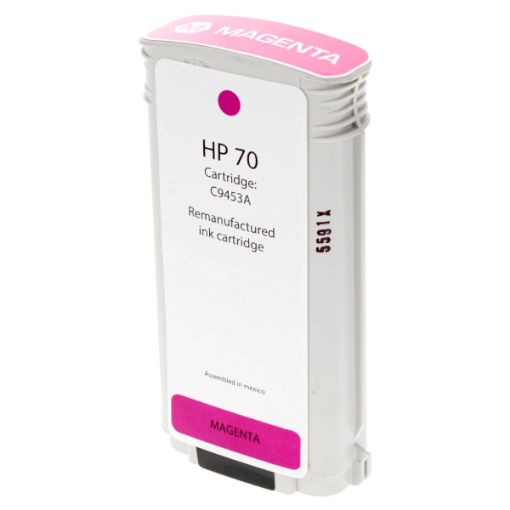 Picture of Remanufactured C9453A (HP 70) Magenta Pigment Inkjet Cartridge (130 ml)