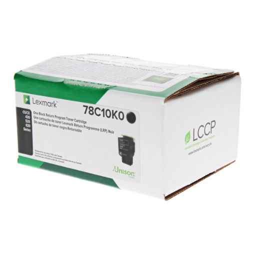 Picture of Lexmark 78C10K0 Black Toner Cartridge (2000 Yield)