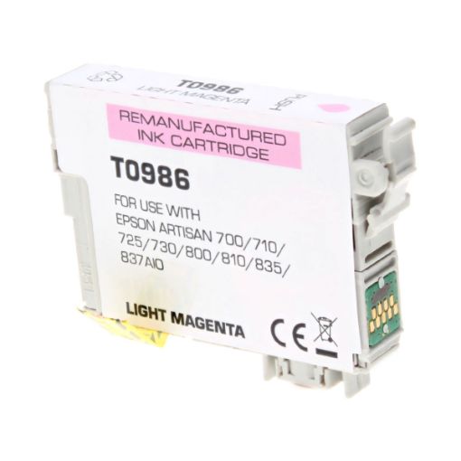 Picture of Remanufactured T098620 (Epson T0986) High Yield Light Magenta Inkjet Cartridge (545 Yield)