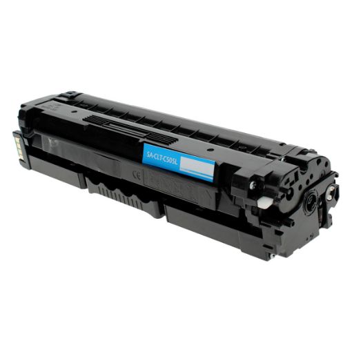 Picture of Compatible CLT-C505L High Yield Cyan Toner Cartridge (3500 Yield)