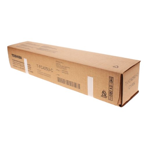 Picture of Toshiba TFC425UC (T-FC425UC) Cyan Toner Cartridge (38000 Yield)