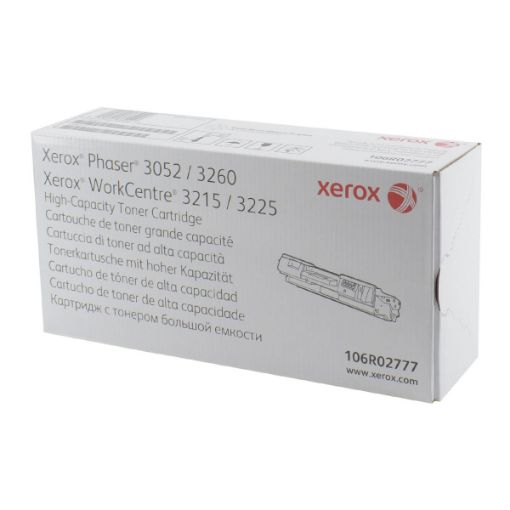Picture of Xerox 106R02777 High Yield Black Toner Cartridge (3000 Yield)