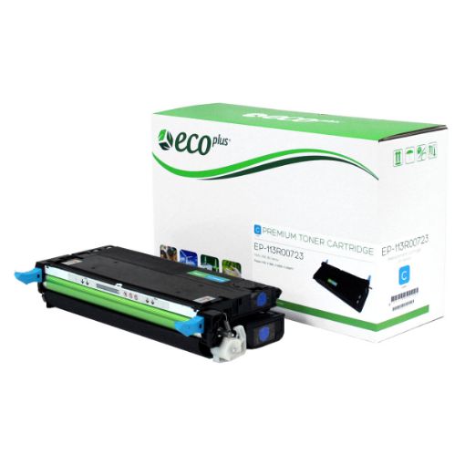 Picture of EcoPlus 113R00723 (113R723) Cyan Toner Cartridge (6000 Yield)