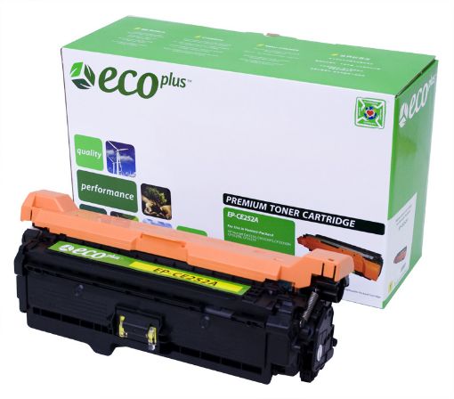 Picture of EcoPlus CE252A (HP 504A) Yellow Toner Cartridge (7000 Yield)