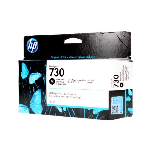 Picture of HP P2V67A (HP 730) Photo Black Ink Cartridge (130 Yield)