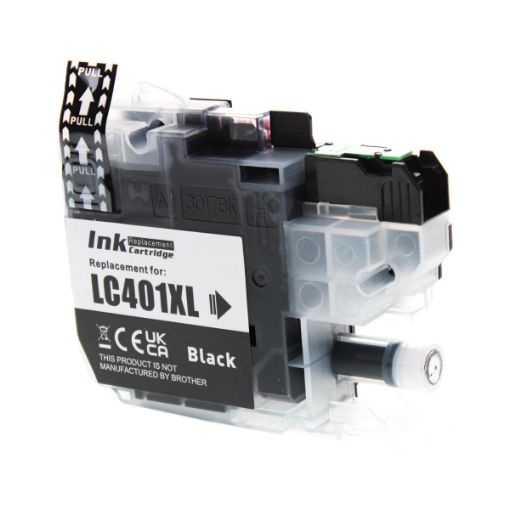 Picture of Compatible LC401XLBK High Yield Black Ink Cartridge